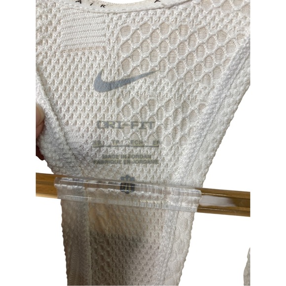 Nike White Gray Tank Top Racerback Athletic - Picture 5 of 5